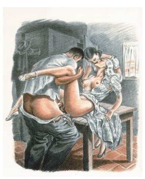 Free porn photos of Vintage Erotic Art - Free Cartoon Sex